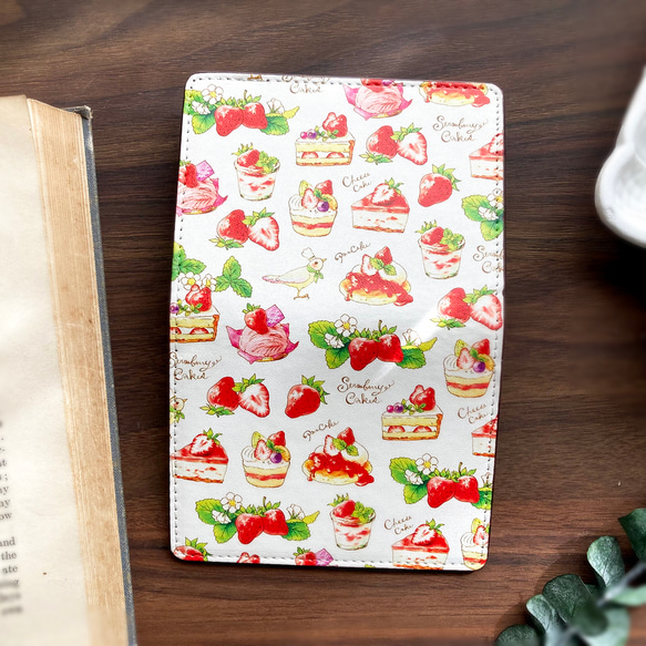 StrawberryCakes CARD CASE｜苺のカードケース 母の日 3枚目の画像