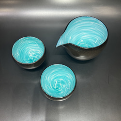 ガラスのりんご】 虹色に映る 1点 吹きガラス その他置物 ありんこ