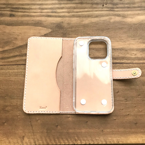 Hender Scheme iPhone16 ケース ナチュラル レザー 革 iPhone case｜スキマ Hender Scheme Official Online Shop