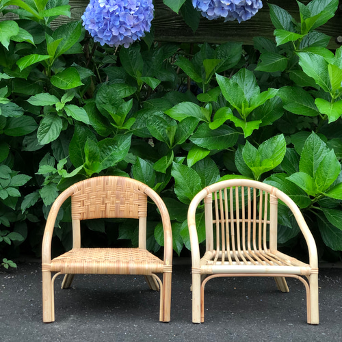 Creema限定再販 ラタン製ベビー・キッズチェアー 皮籐タイプ Momo