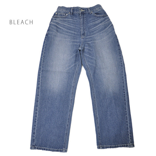 デニム・ジーパン Wavy Curved Wide Denim Pants WHITE kutir ジーンズ CURVED PAINTER WIDE DENIM PANTS／カーブ