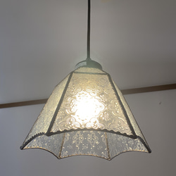 ♢ガラスのクリスマスツリー♢レッド&クリアーS♢ステンドグラス