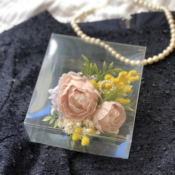《新作》mini Flower ribbonブローチ 18枚目の画像