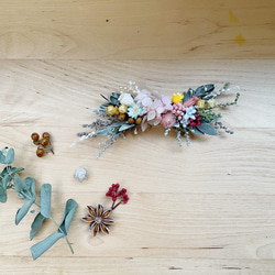《新作》mini Flower ribbonブローチ 10枚目の画像
