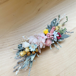 《新作》mini Flower ribbonブローチ 12枚目の画像