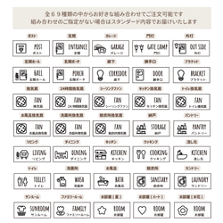 《No,7》10枚〜OK!!全69種類/スイッチラベル/組み合わせ自由✨ホワイトor乳白 3枚目の画像