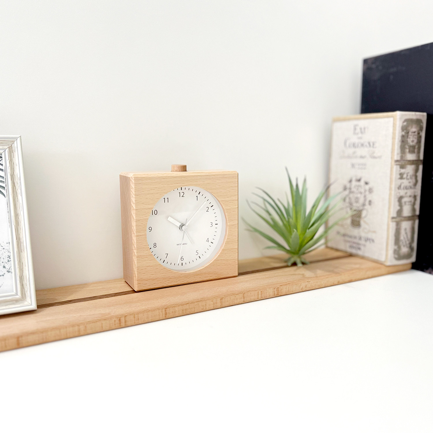 KATOMOKU alarm clock 5 ナチュラル km-78NA 置き時計 目覚まし時計