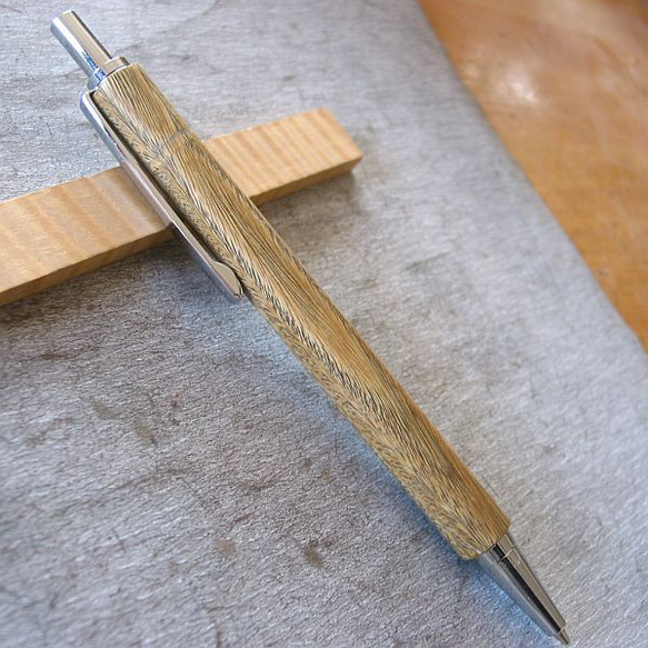 神の木【パロサント】木軸シャープペン 珍しい緑色の香木【即日発送