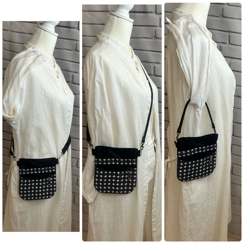 撥水 軽量 オーガナイザー 移動ポケット ボディーバック