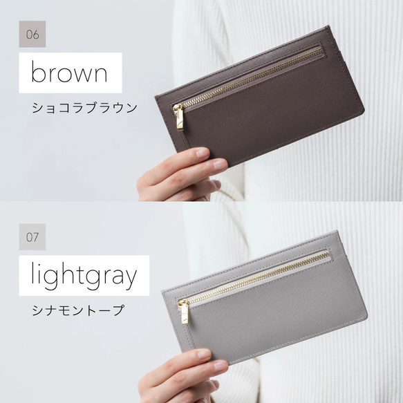 ＼大好評につき新色登場！／超薄型　コンパクト長財布　 スキミング防止機能付き ミニ財布　RFID　(wallet-11) 12枚目の画像