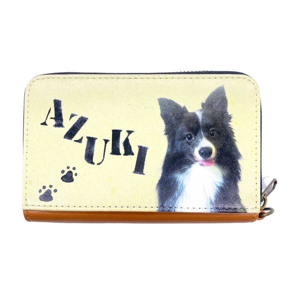 世界にひとつ うちの子 親ばか　オーダーメイド カードケース パスケース 財布 小銭入れ 犬 猫 ペットミニ財布 7枚目の画像