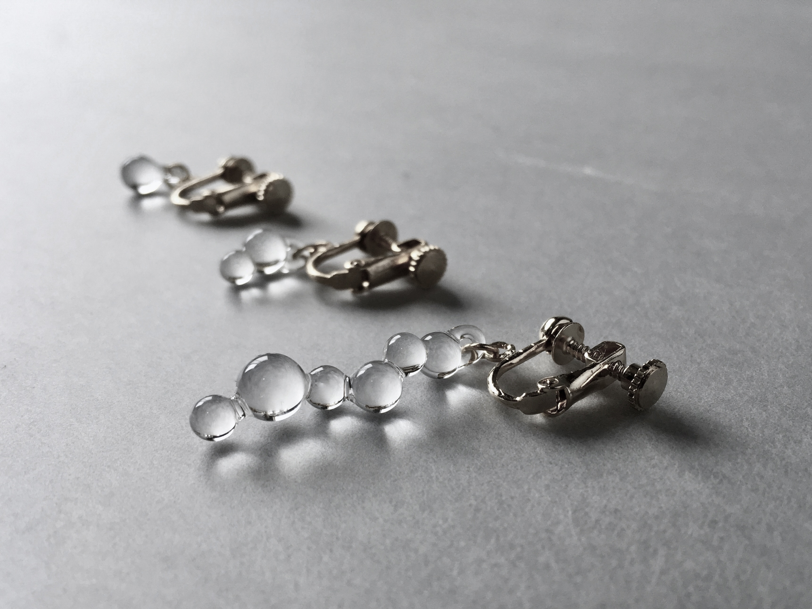 【ｲﾔﾘﾝｸﾞ】DEW single+short+long 片耳 ｱｼﾒﾄﾘｰ3点ｾｯﾄ【ｻｰｼﾞｶﾙｽﾃﾝﾚｽ】