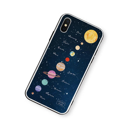 太陽系★Solar System【強化ガラス × TPUケース】iPhoneケース 2枚目の画像