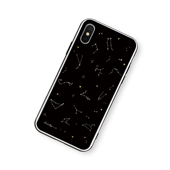プラネタリウム＊12星座【強化ガラス × TPUケース】iPhoneケース 2枚目の画像