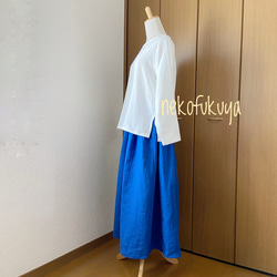ダブルガーゼのロングスカート☆受注製作です☆ 4枚目の画像