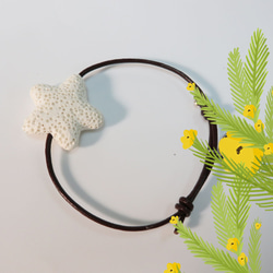 Zodiac Sign Star Aroma Rock Leather Bracelet Adjustable 11枚目の画像