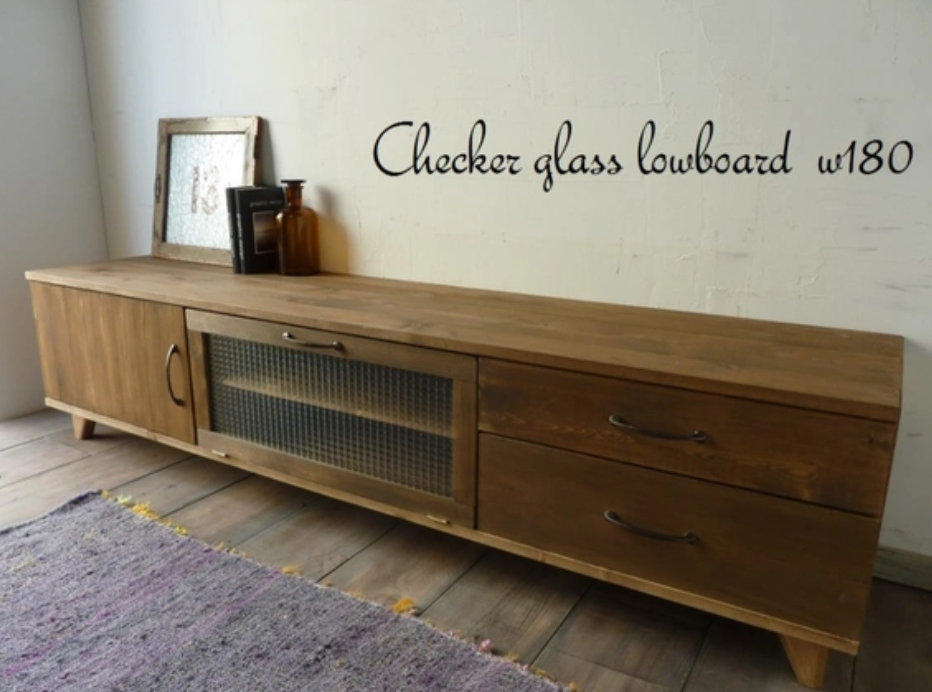 テレビボード　TVボード180　ウォールナット2回塗り　アンティーク