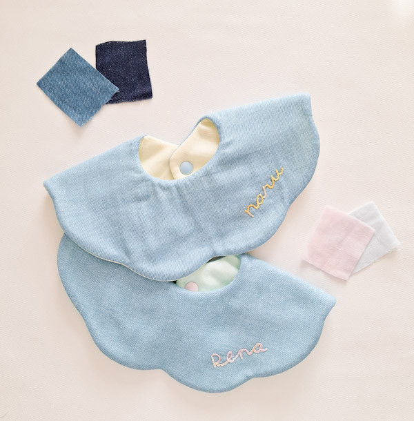 【オーダー停止中】オーガニックコットン もくもくスタイ 名入れスタイ 楽天市場】【即納】刺繍 名入れ シンプル スタイ よだれかけ