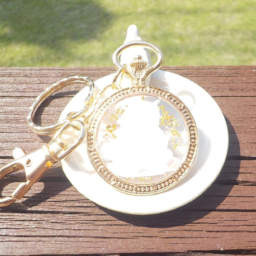 ☆雪傘と白雪キツネ☆　他レジンキーホルダー計7点 9df9d0f66d4e8c2c335f872efc2902