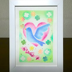 祝福の夜　ハンドメイドパステル画　絵画アート原画 祝福の夜 ハンドメイドパステル画 絵画アート原画 祝福の夜