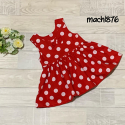 203 ジャンパースカート☆赤水玉 子供服 machi876 通販 6937824