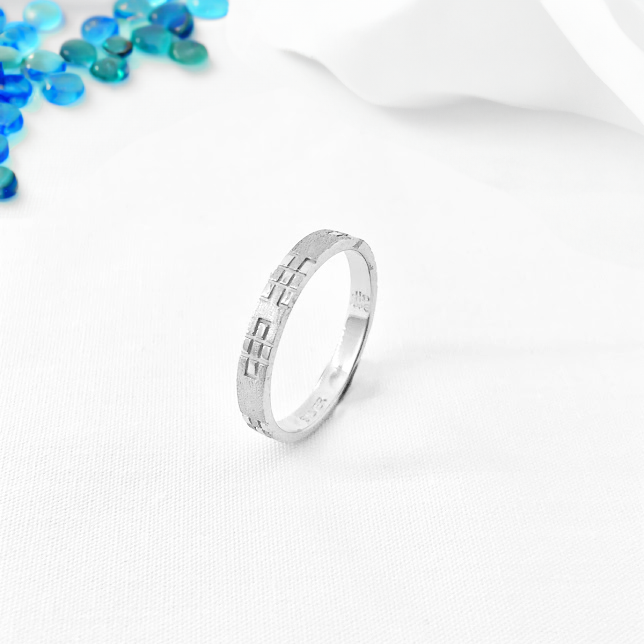 ～Okinawa Jewelry～ ミンサー指輪“ウンスー”運命【SILVER925】