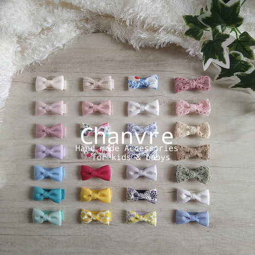 ベビー&キッズ 春夏爽やかヘアクリップ 3個セット ベビー服 Chanvre