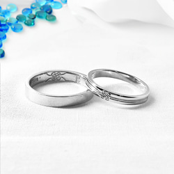 Okinawa Jewelry～ミンサー柄入り むすびリング【SILVER925】 指輪