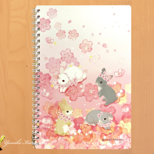 うさぎのノート（桜） ノート Yumiko Kobayashi 通販 6941752
