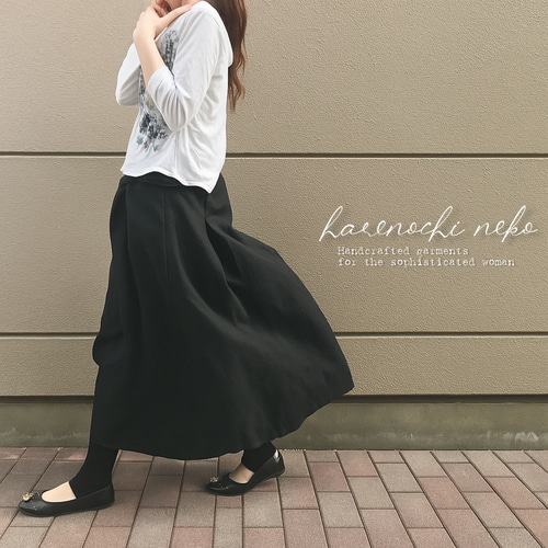 11/8再販】□7日内発送□マキシスカート好きが作った歩く度揺れる