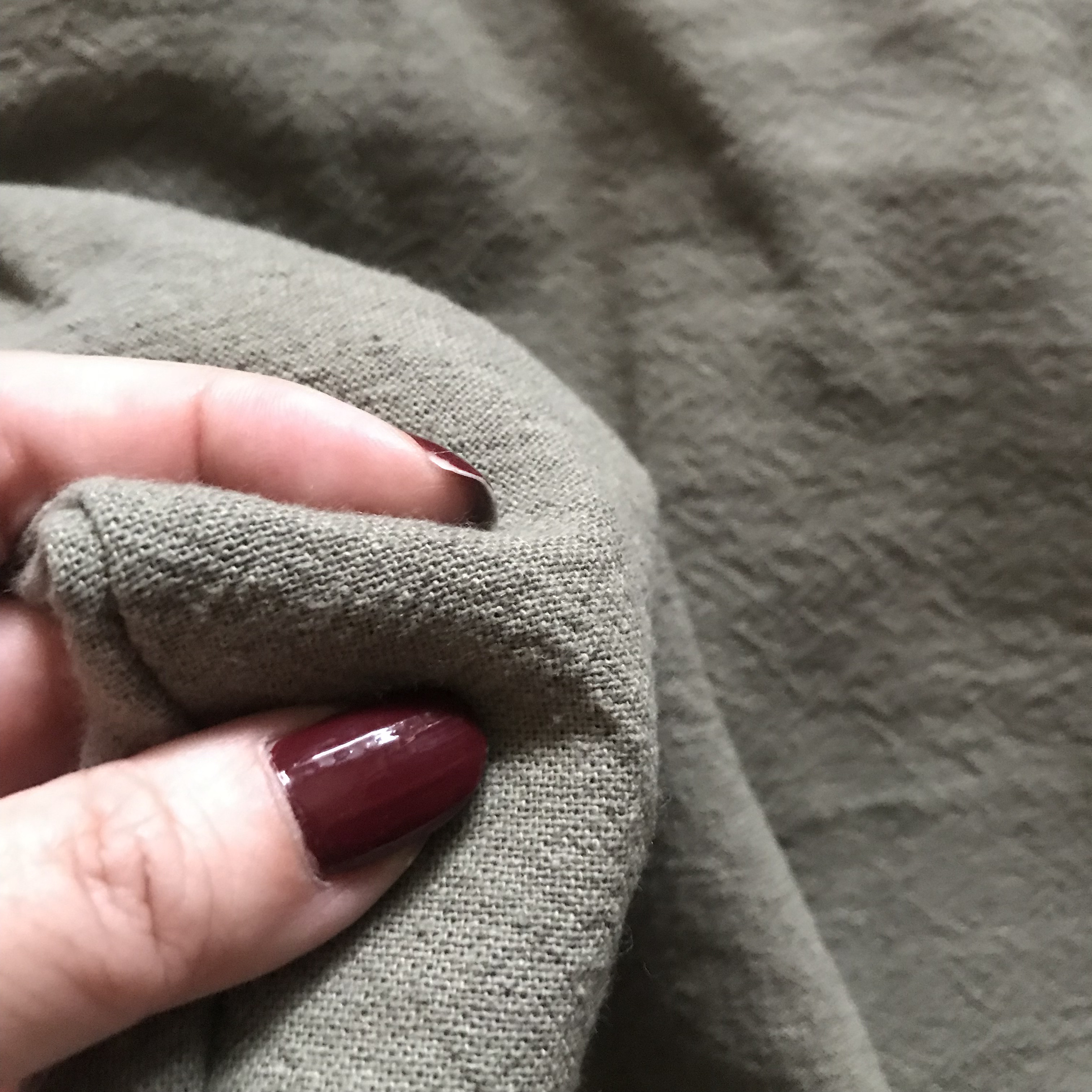 【2026再販】■7日内発送■マキシスカート好きが作った歩く度揺れる。フレア リネン ロングスカート ウエストゴム 冬