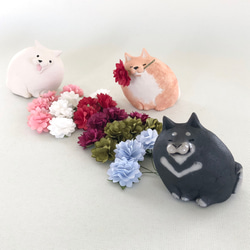 [受注制作]あ〜。うん。柴犬　（素焼き　楽焼きの柴犬） 9枚目の画像