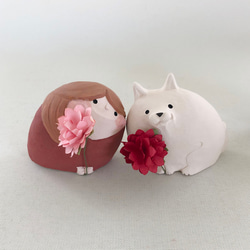 [受注制作]あ〜。うん。柴犬　（素焼き　楽焼きの柴犬） 8枚目の画像