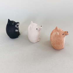 [受注制作]あ〜。うん。柴犬　（素焼き　楽焼きの柴犬） 11枚目の画像