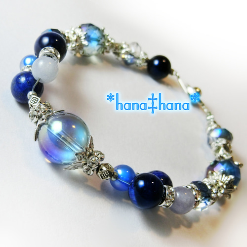 【綾☆】天然石ブレスレット＊No. 583＊ 綾☆様 専用】天然石ブレスレット＊No. 583＊