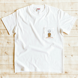 半袖 ポケット付 Tシャツ 『 ヒョウガラ 』 メンズ レディース 2枚目の画像