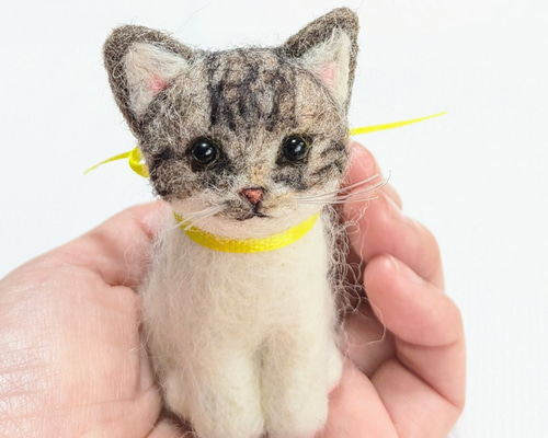 羊毛フェルト 猫 ハンドメイド ゆうこ さとう ゆうな 豆くまフェルト工房 (@mame_felt) • Instagram photos