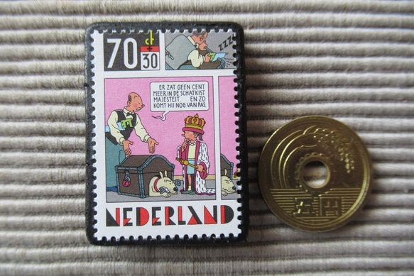 聖馬力諾世界城市（荷蘭）郵票胸針4882 第3張的照片
