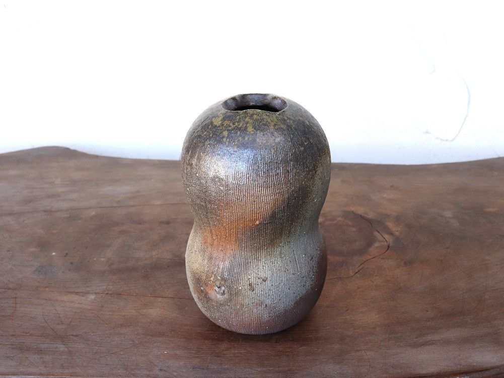 備前焼 花入れ　h3-034