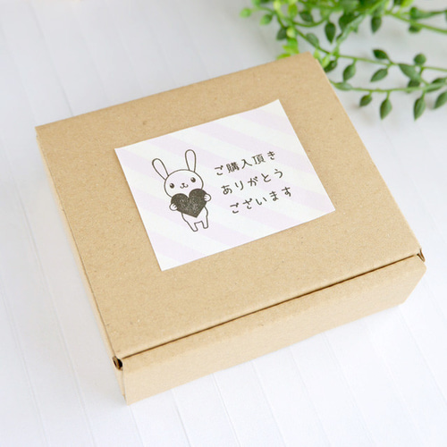 選べるデザイン】ご購入頂きありがとうございますはんこ（ハンドメイド