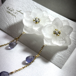 特集掲載】色が変わる揺れる昼桜ピアス/イヤリング ٭❀* 揺れる