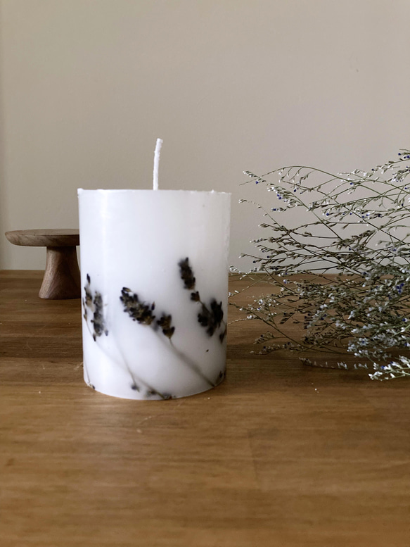 Lavender botanical candle （BOX入り） 4枚目の画像