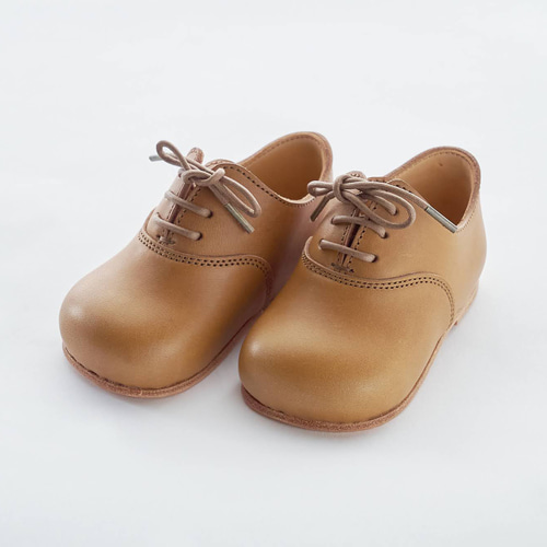 新品未使用品☆BABYブラウンシューズSサイズ 小さくてもちゃんと革靴】ファーストシューズ Baby DECO 13cm