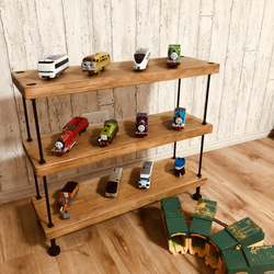 ラック 棚 ハンドメイド おもちゃ 子供 アイアン ディスプレイ