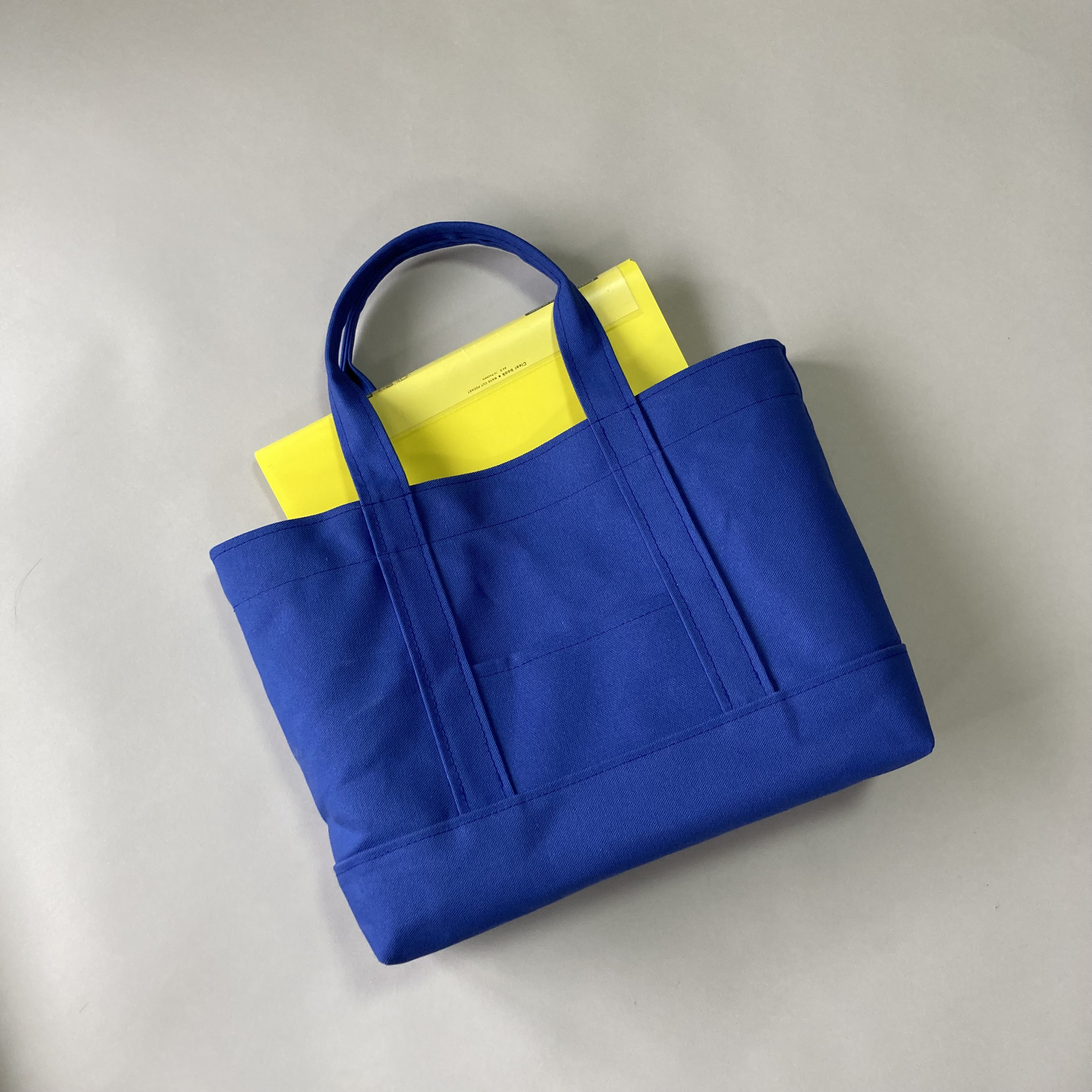 (ML)肩がけできるかるいトートバッグ MLサイズ「 ALL 」（ ロイヤルブルー ）