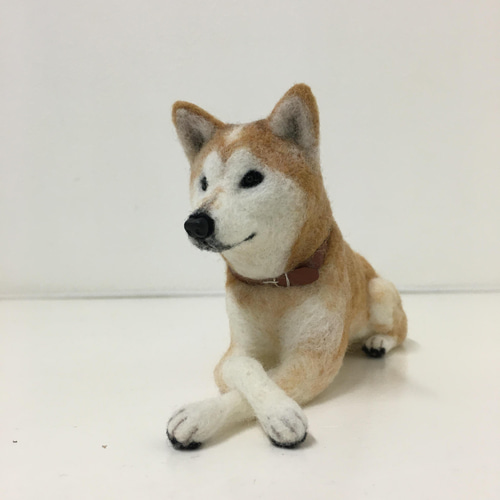 受注制作】羊毛フェルト 柴犬 犬 ペット作ります オーダーメイド