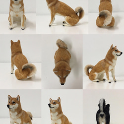 【受注制作】羊毛フェルト　柴犬　犬　ペット作ります オーダーメイド　愛犬　羊毛フエルト 3枚目の画像