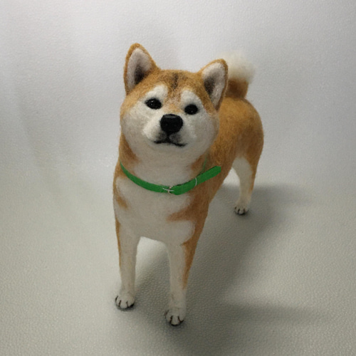羊毛フェルト オーダー 犬 柴犬 - メルカリ