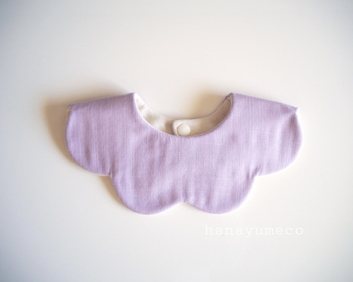 花びらスタイ ラベンダー スタイ・よだれかけ hanayumeco 通販 7007593
