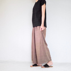 着心地のいいコットンニット*コーデしやすい万能カットソー＊　天然素材＊Tシャツ＊ドルマンスリーブ＊コットン＊ボーダー 12枚目の画像